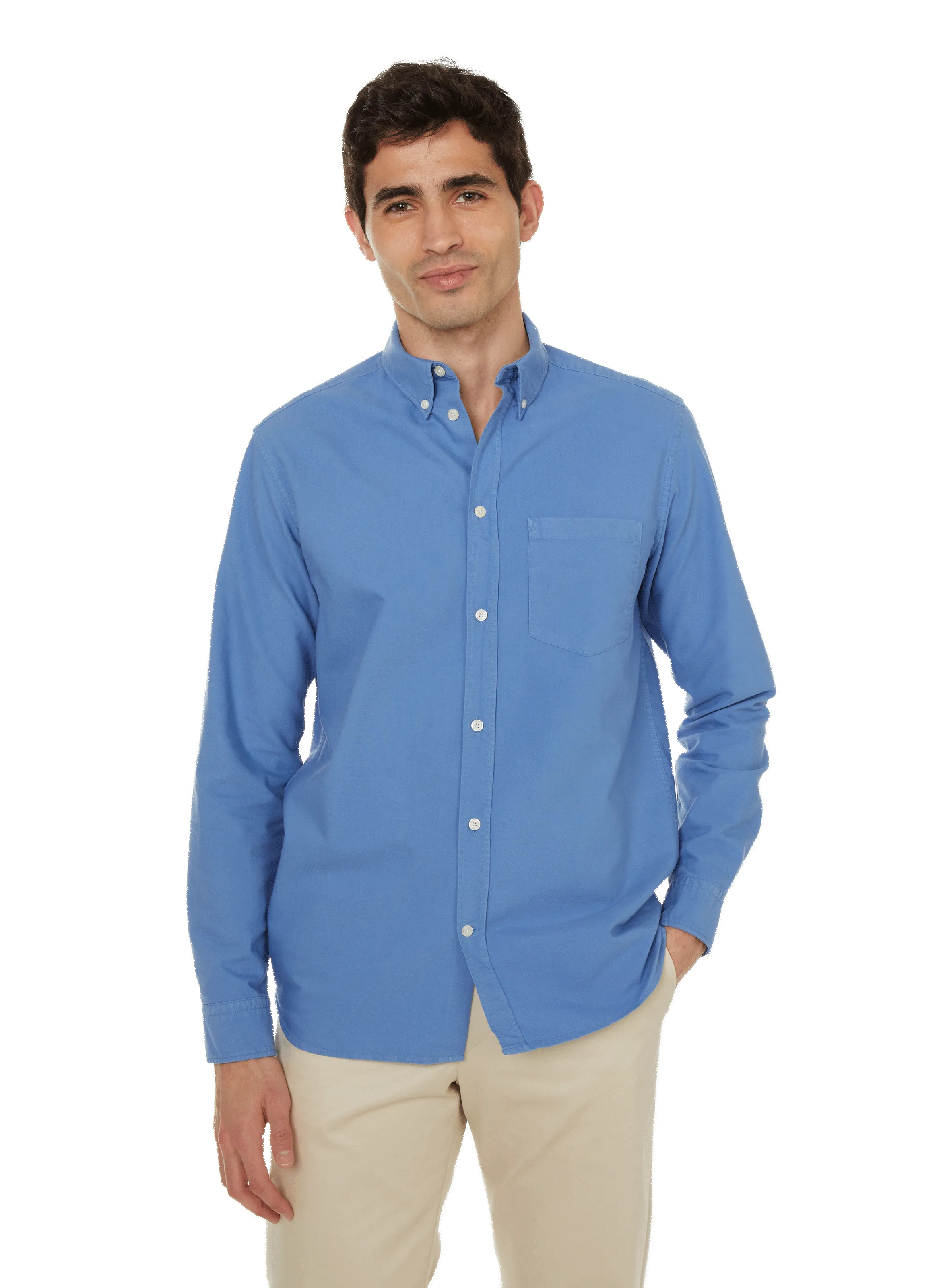 SAISON 1865  Chemise Amen en coton - Bleu