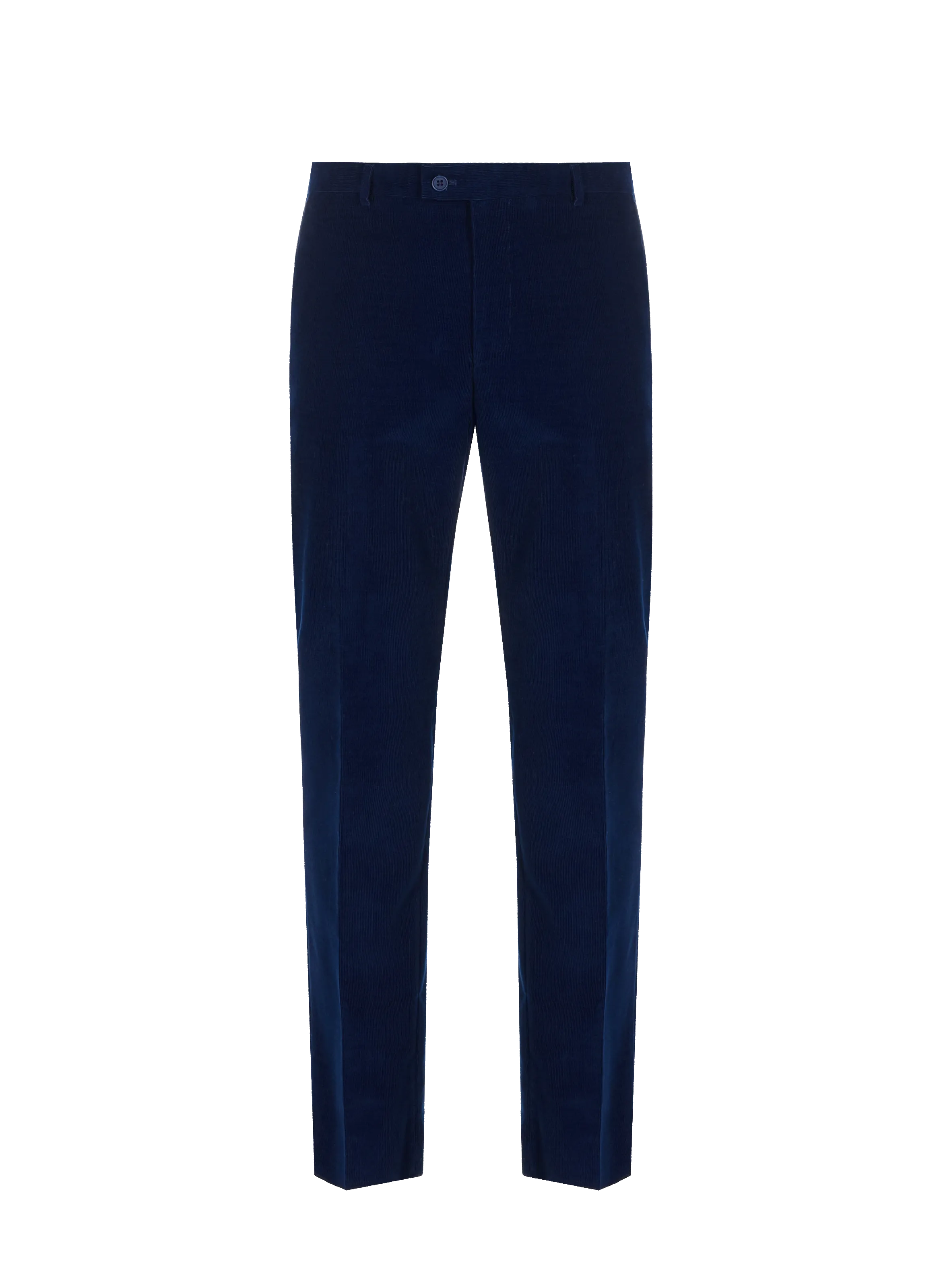 SAISON 1865  Pantalon slim en velours côtelé - Bleu