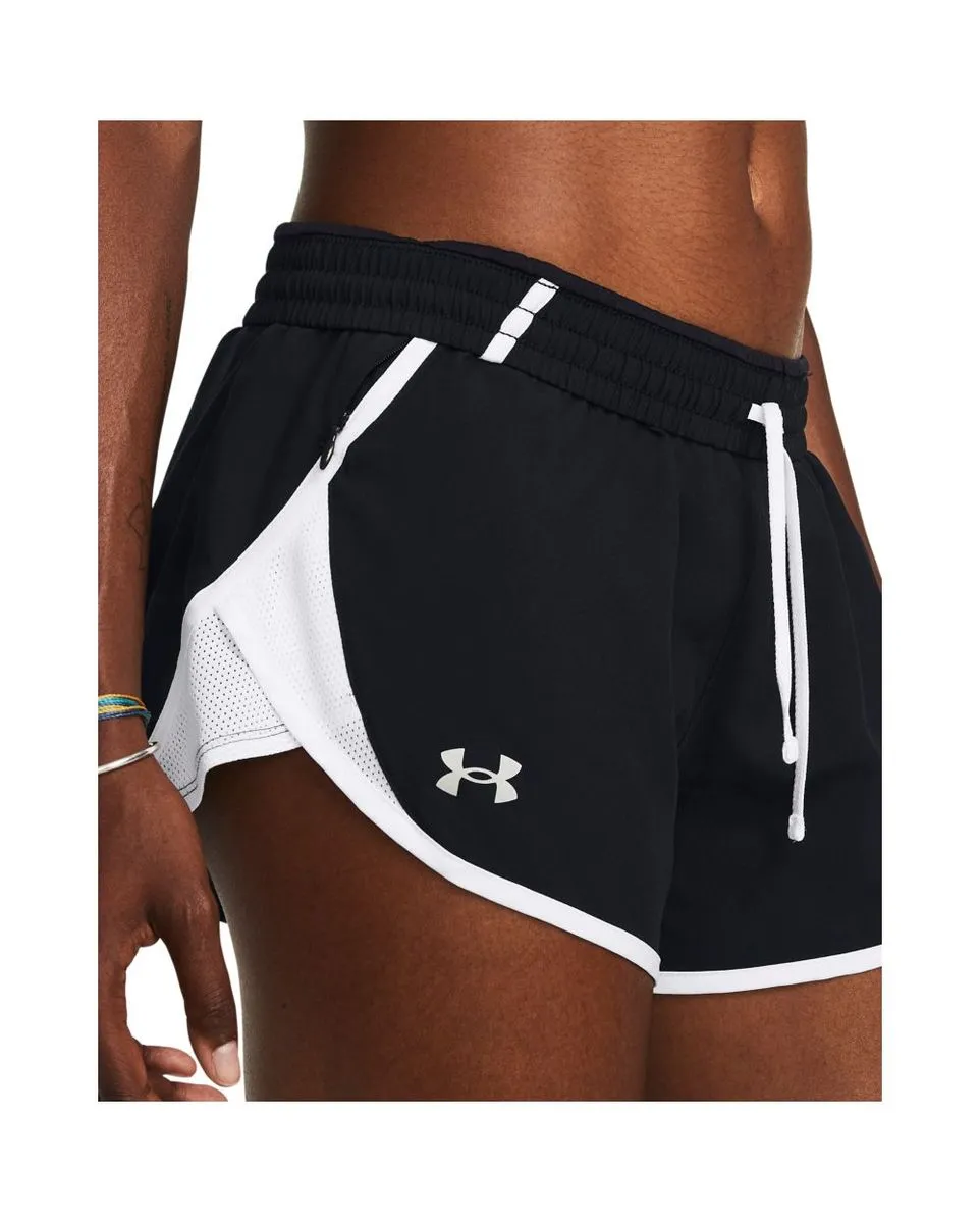 Short Femme UA FLY BY 3   SHORTS Noir