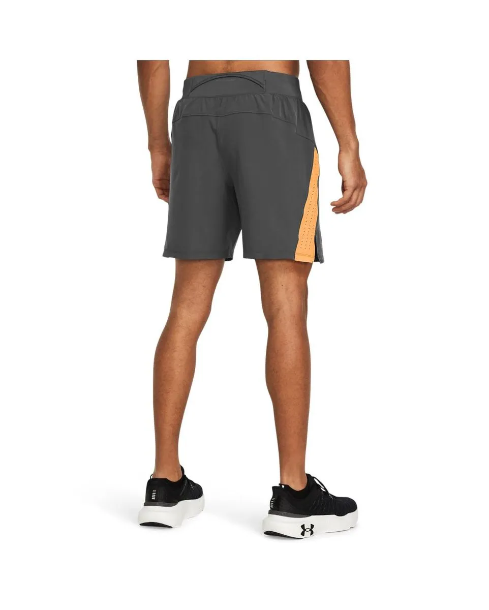 Short Homme UA LAUNCH PRO 7   SHORTS Gris