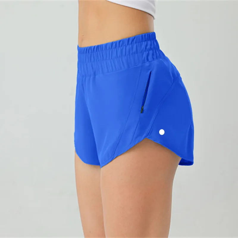 Shorts De Yoga Sportifs Pour Femmes Shorts De Grande Hauteur Poches Doublées Shorts De Fitness Usure Femmes Pantalons Courts Fil