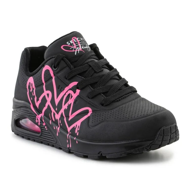 Skechers Dripping In Love chaussures 177980-BKPK le noir