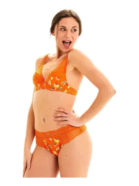 Soutien-gorge ampliforme coque moulée NOUMEA - Camille Cerf & Pomm'Poire - Orange