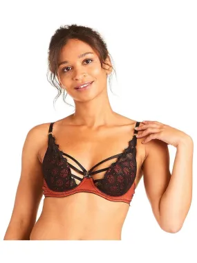 Soutien-gorge ampliforme FOUDRE - Pomm'Poire - Marron