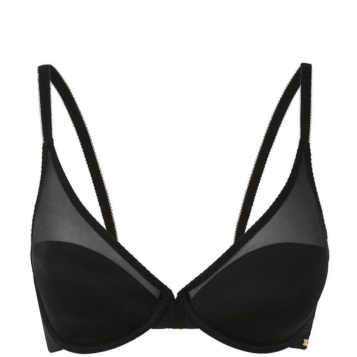 Soutien-gorge plongeant armatures noir | Foulard 3 SUISSES