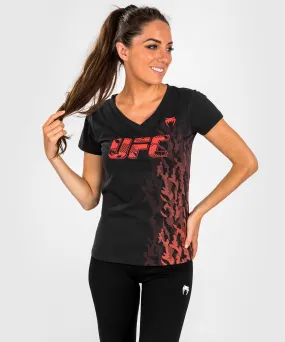 T-shirt Manches Courtes Femme UFC Venum Authentic Fight Week - Noir