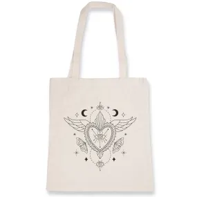 Totebag - 100% coton BIO - Style BOHO