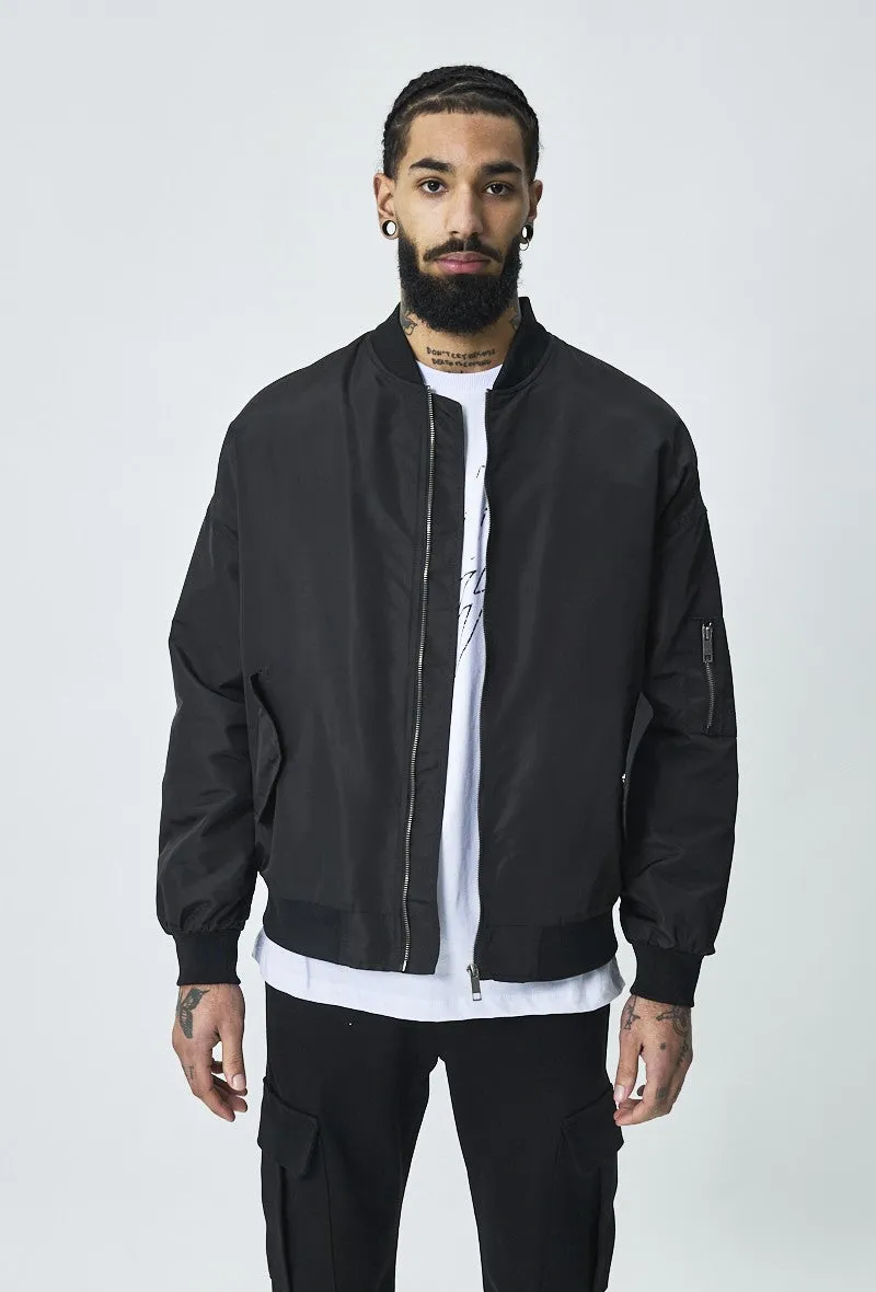 Veste bombers à col revers