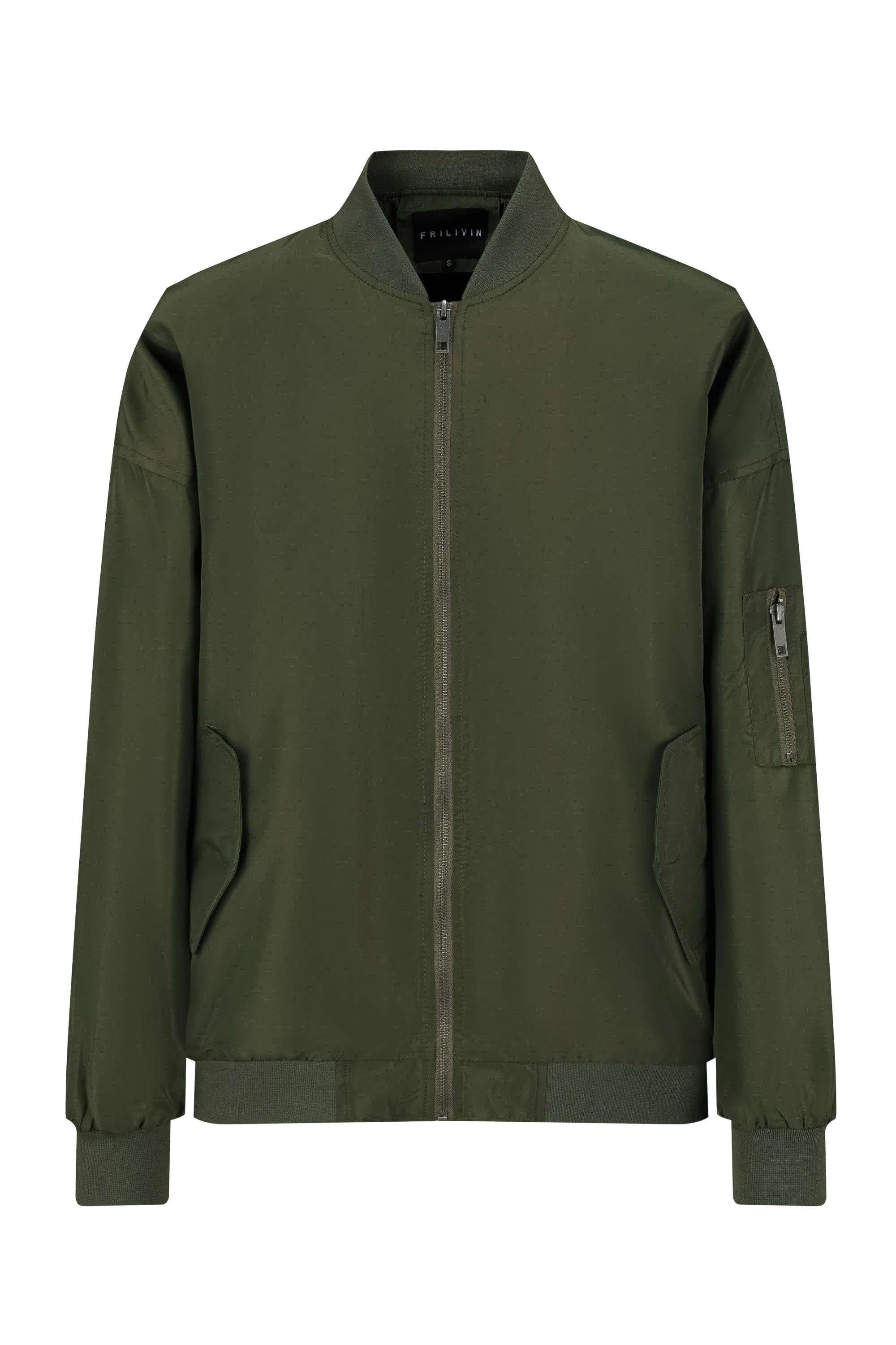 Veste bombers à col revers