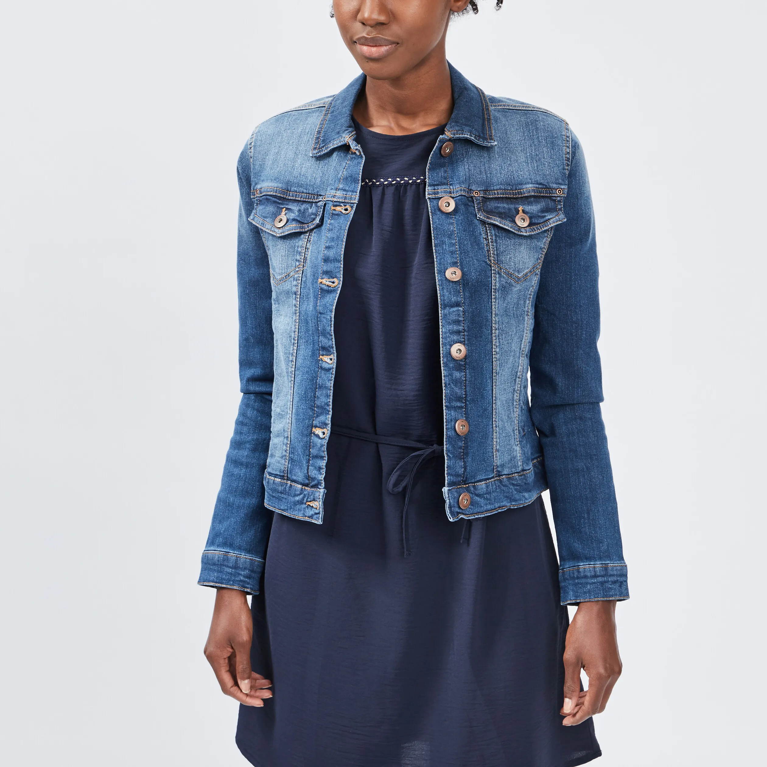 veste en jean femme