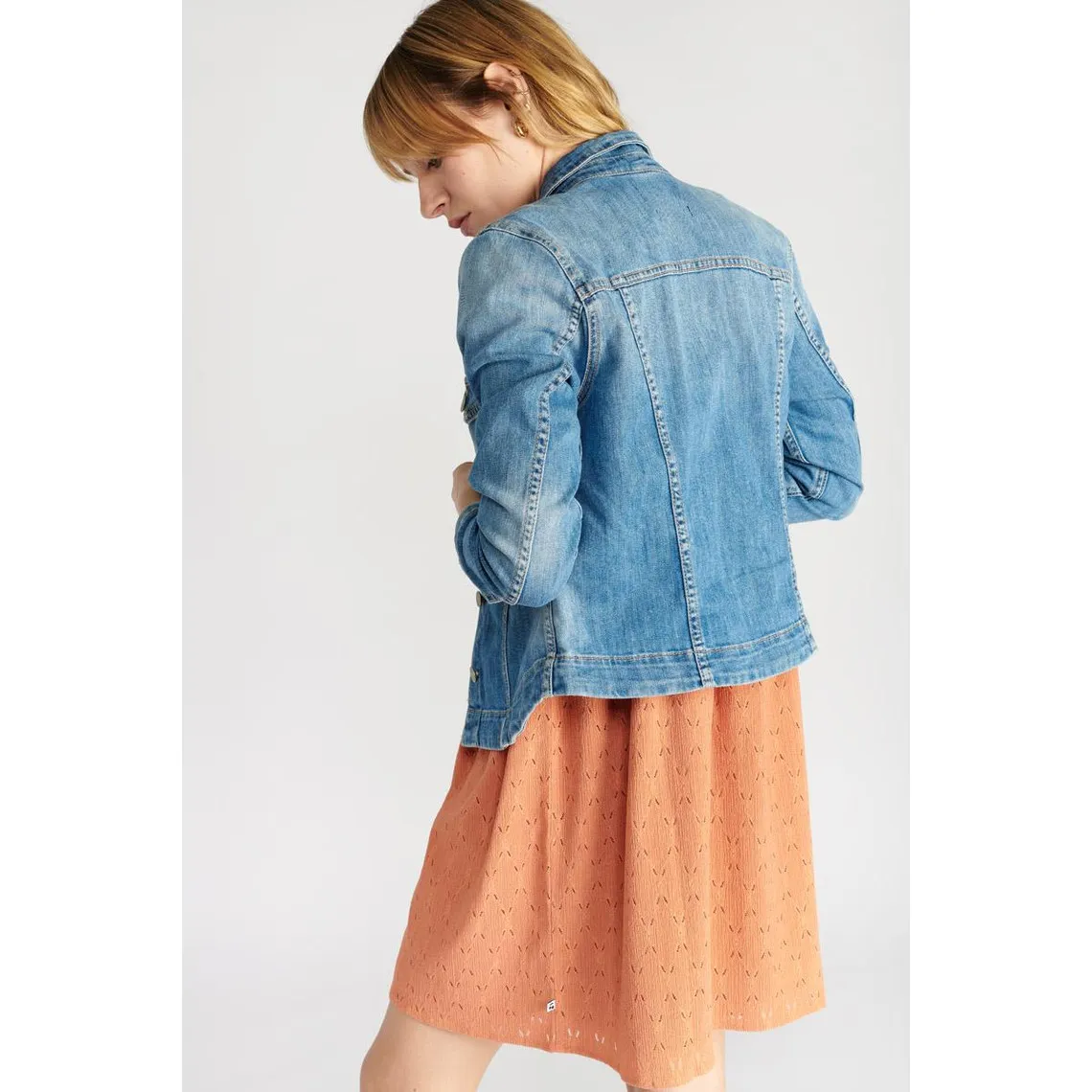 Veste en jeans Lilly bleu | 3 Suisses