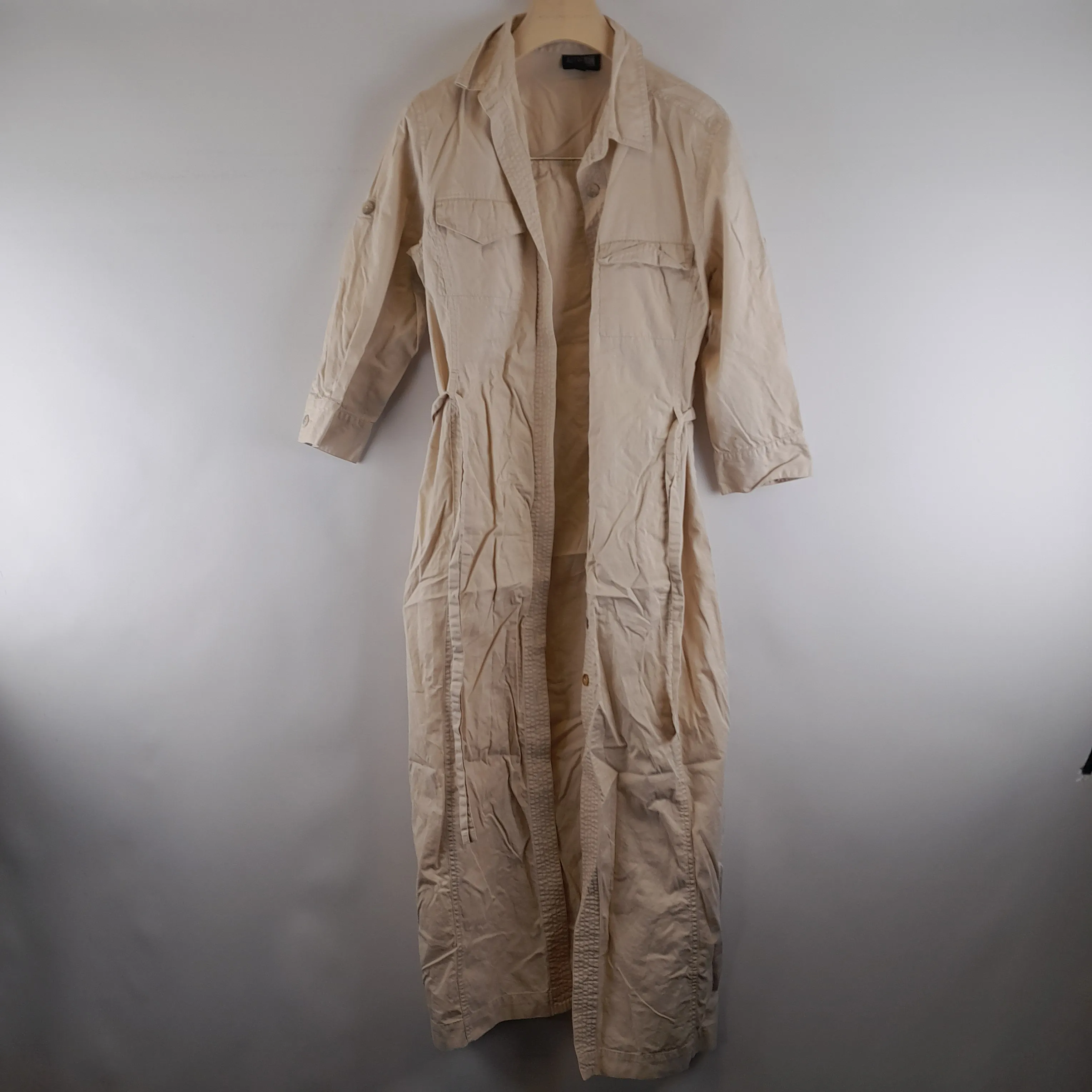 Veste longue beige - Autre ton - 42