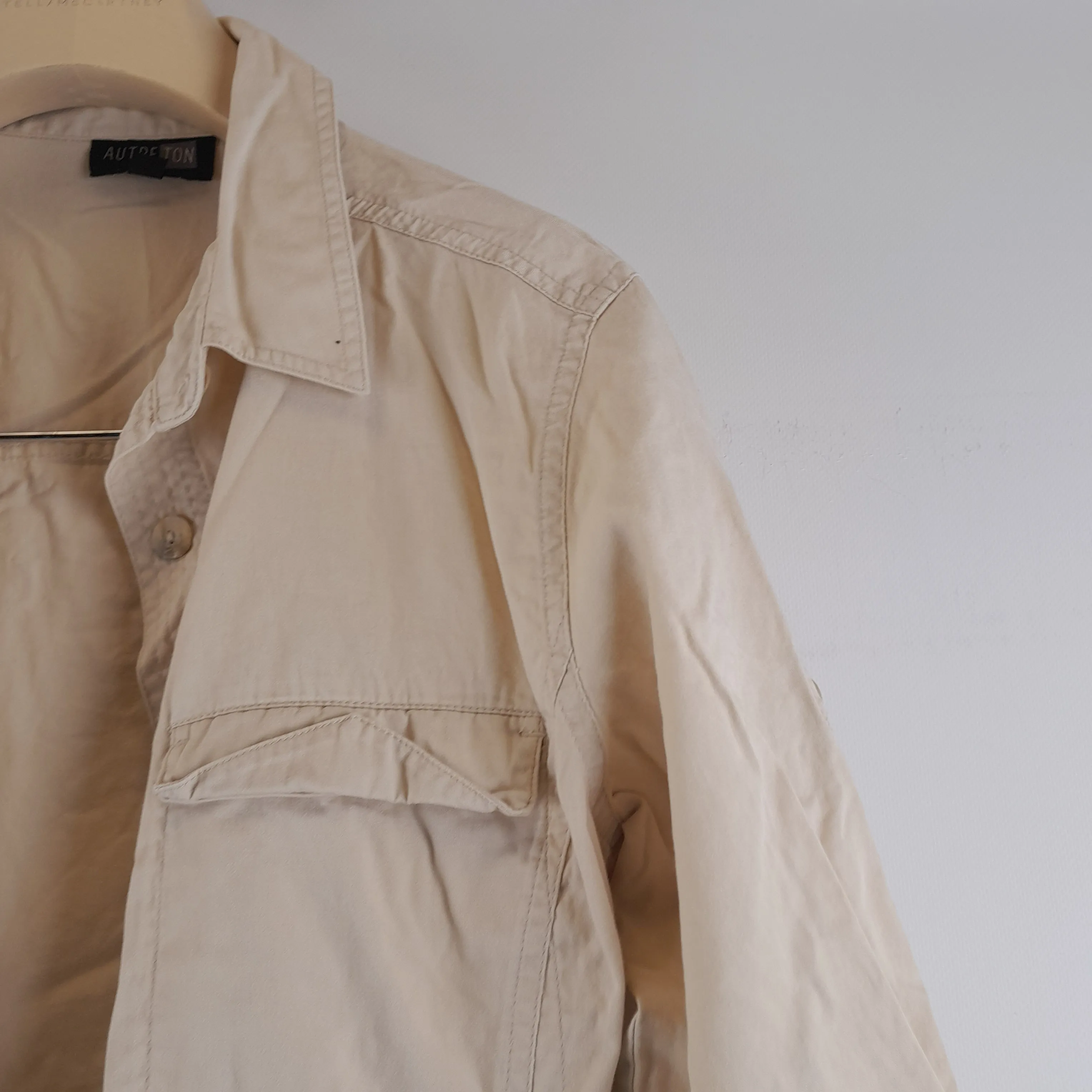 Veste longue beige - Autre ton - 42