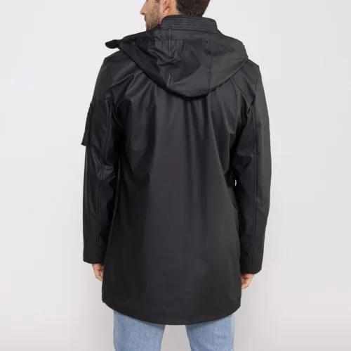 Veste longue imperméable Bombers Original Djinn noire