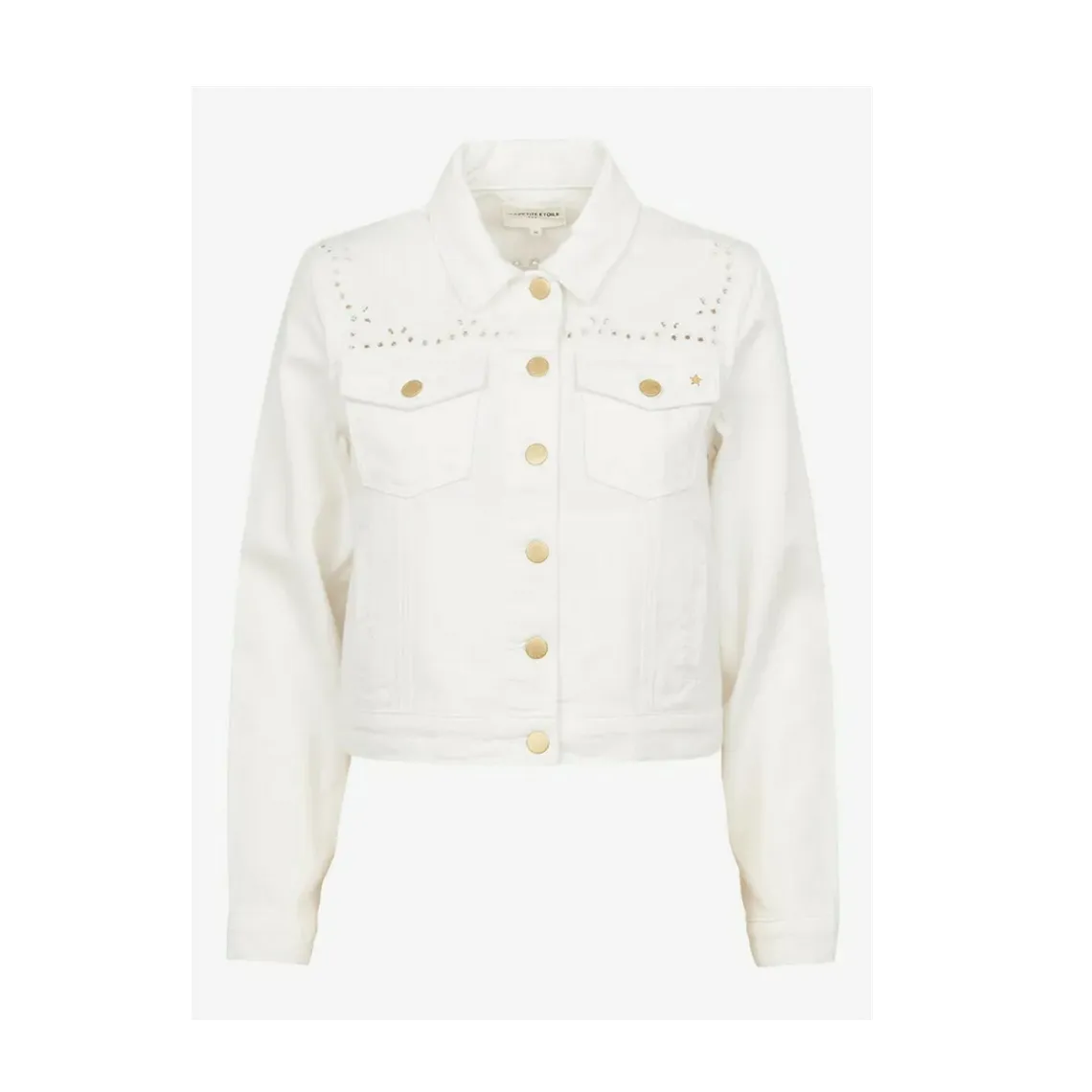 Veste VERENA blanc en coton | 3 Suisses